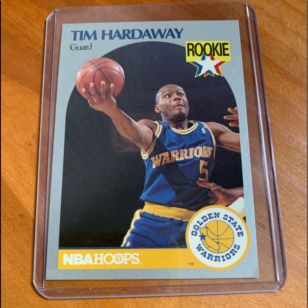 Tim Hardaway rookie card 1990 NBA HOOPS